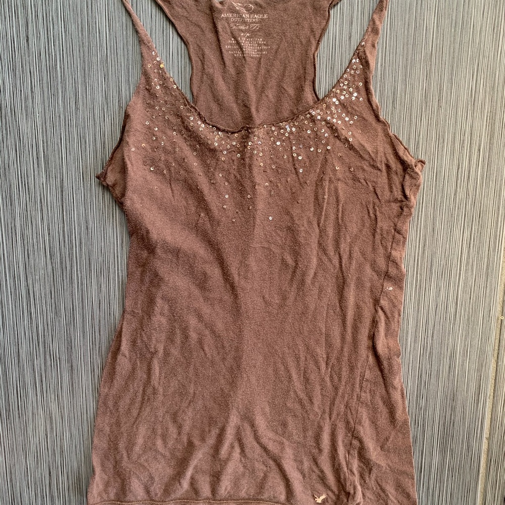 Brown tank